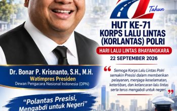 HUT Korlantas Polri 2026, Dr. Bonar Sampaikan Pesan Keselamatan